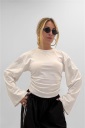 maglia con drappeggi laterali roma